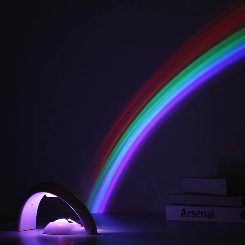Novelty LED Colorful Rainbow Night Light