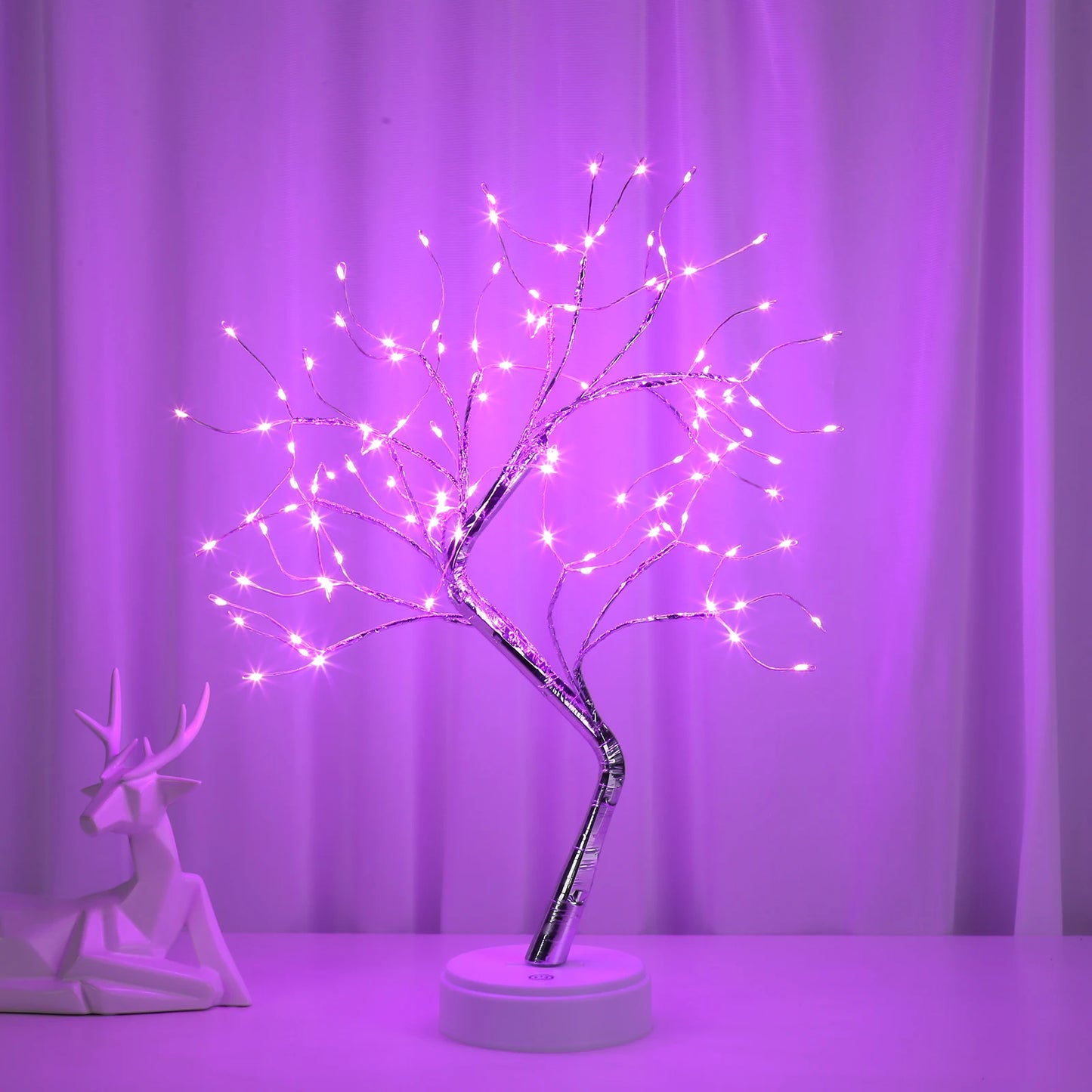 LED Bonsai Tree Copper Wire with Touch Switch